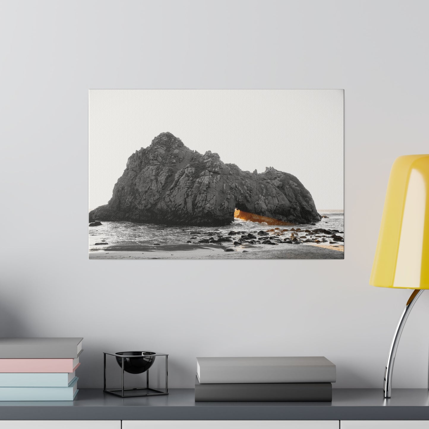 Pfeiffer Beach Jewel: Keyhole Rock - Canvas