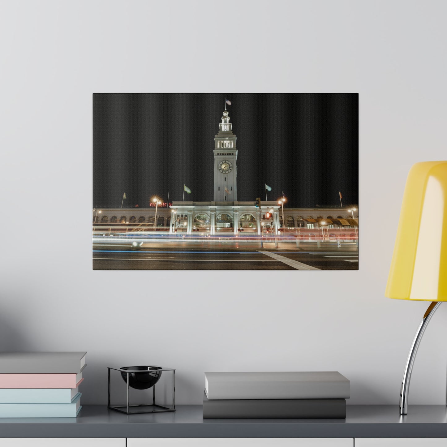 Ferry Building After Dark - Canvas