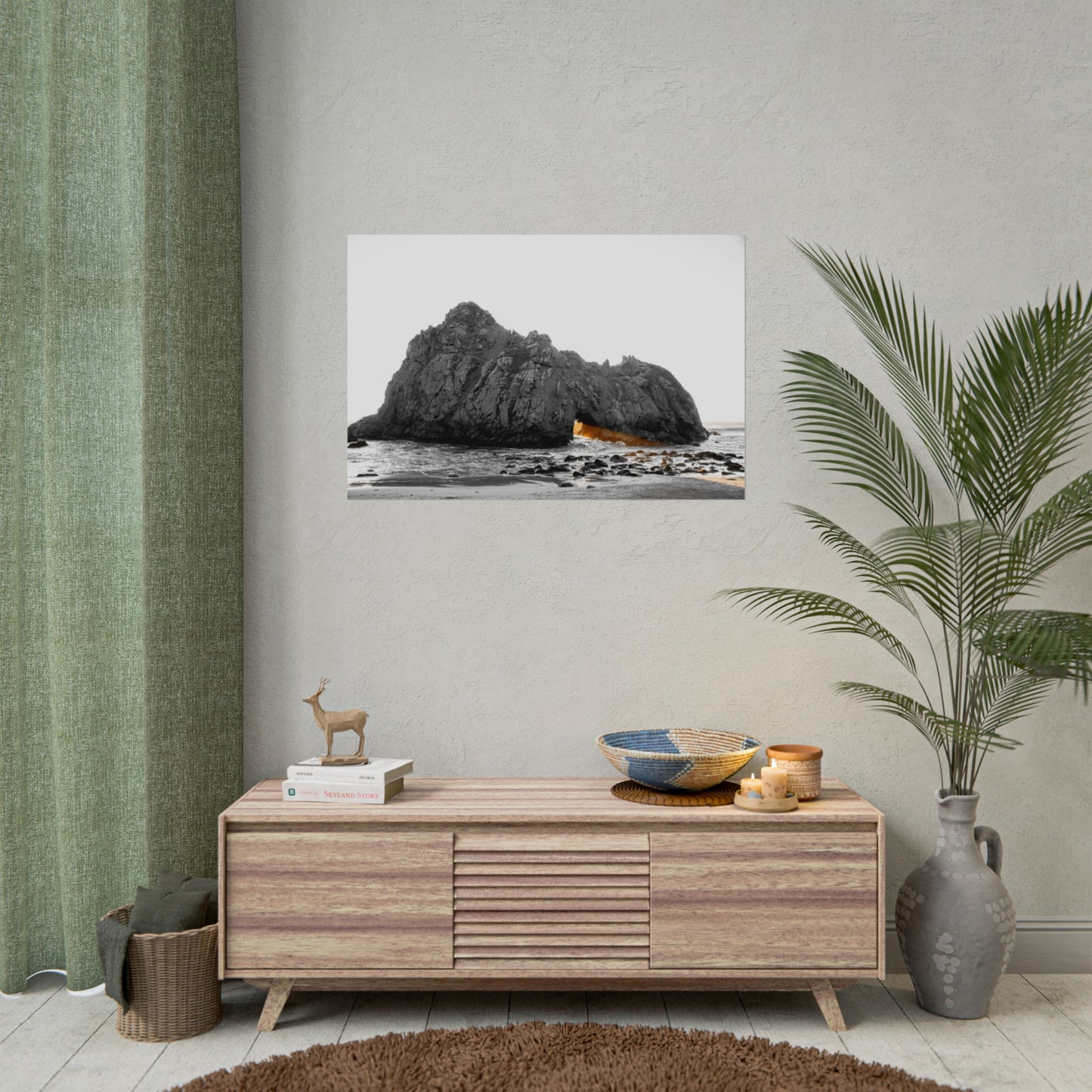 Pfeiffer Beach Jewel: Keyhole Rock - Poster