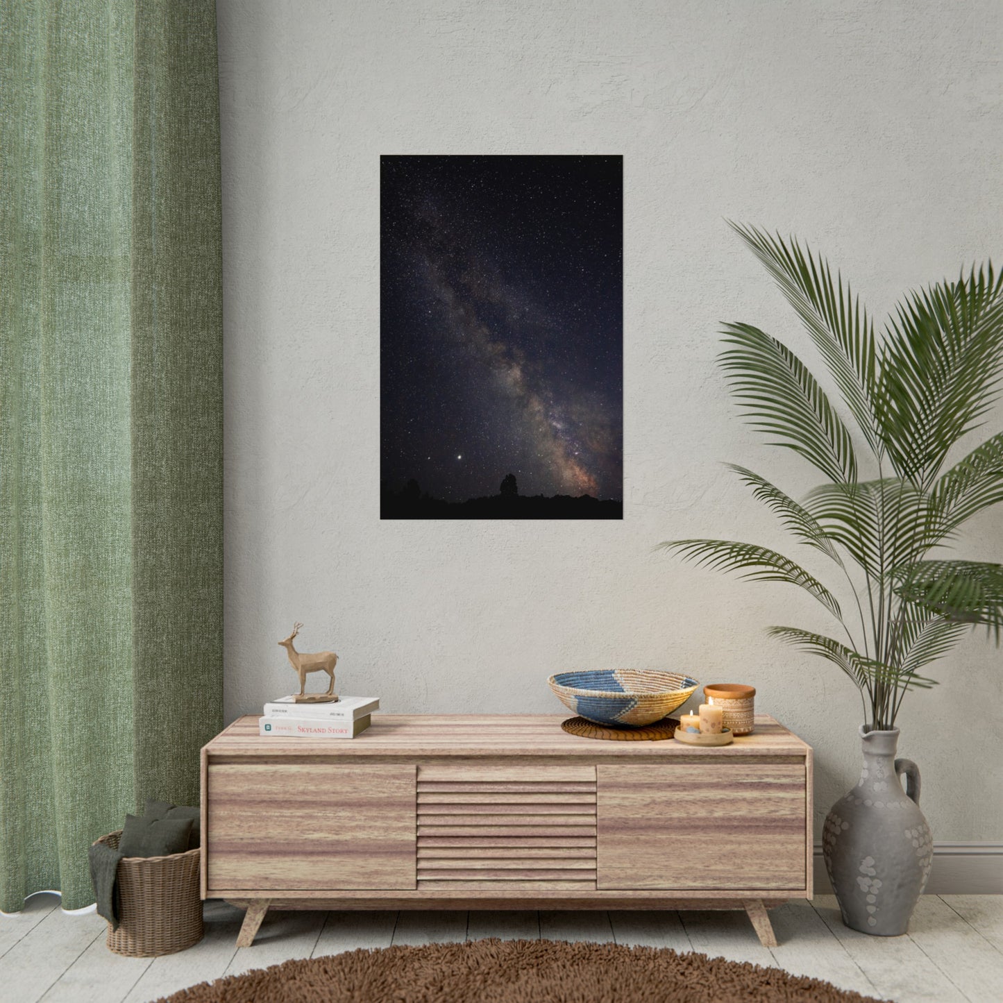 Stars Above: A Glimpse of the Milky Way - Poster