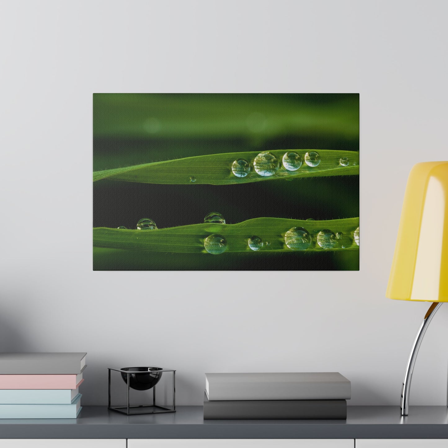 Morning Dew: A Macro Look - Canvas