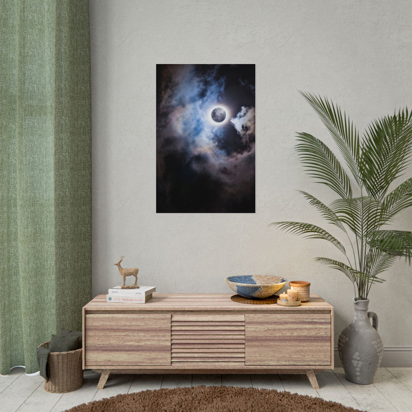 Into the Depths of Moonlight - Vertical - Poster