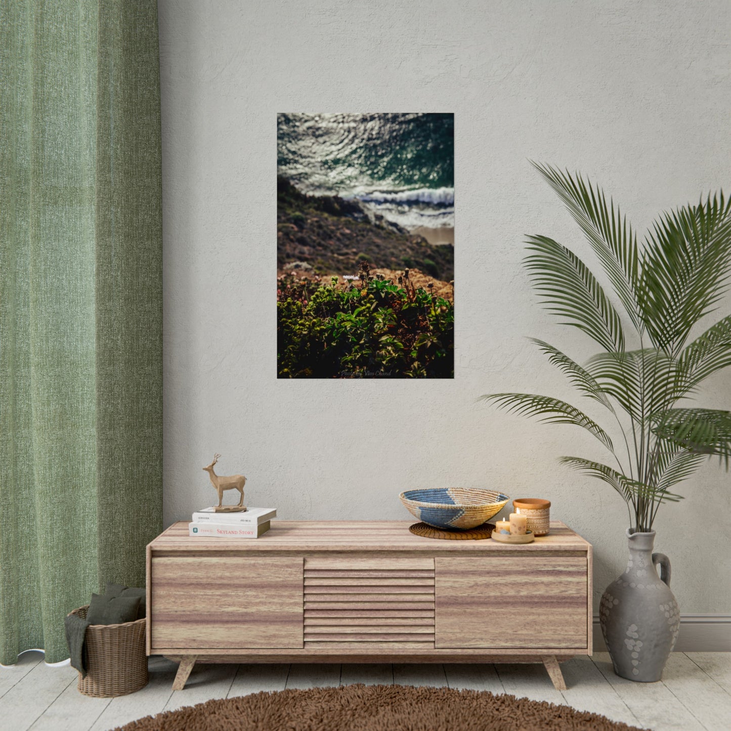 A Cliffside Vista - Poster