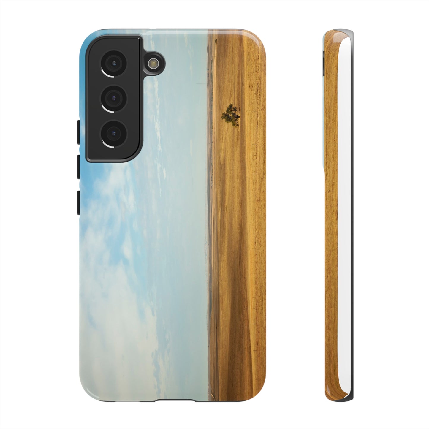 Lonely Tree in the Plains - Phone Case