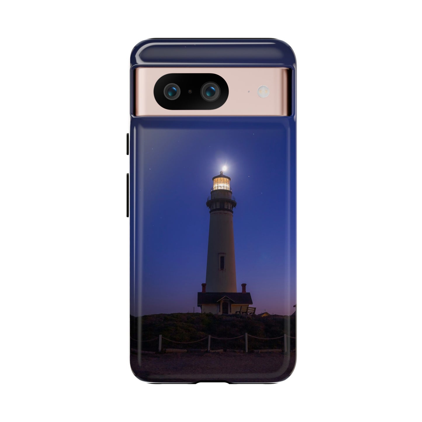 A Beacon of Light at Pigeon Point - Phone Case