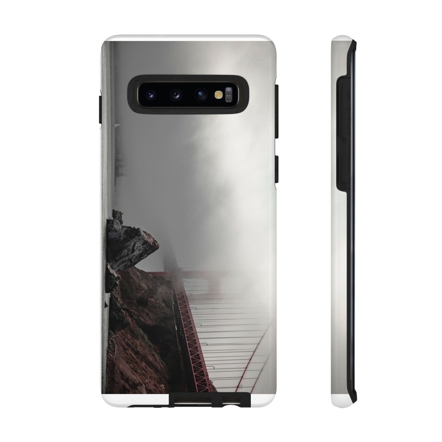 Veiled in Mist: The Golden Gate Bridge - Phone Case