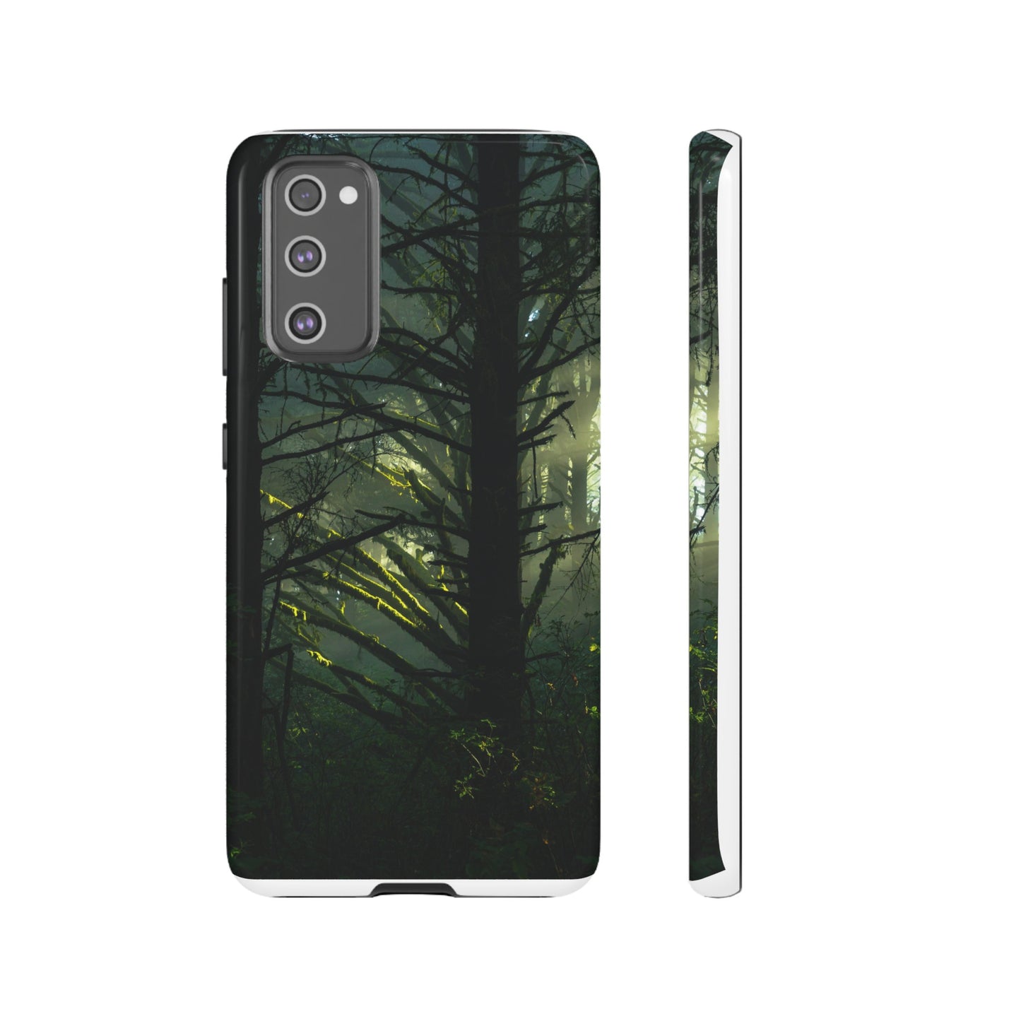 Forest Tapestry of Light and Shadow - Phone Case