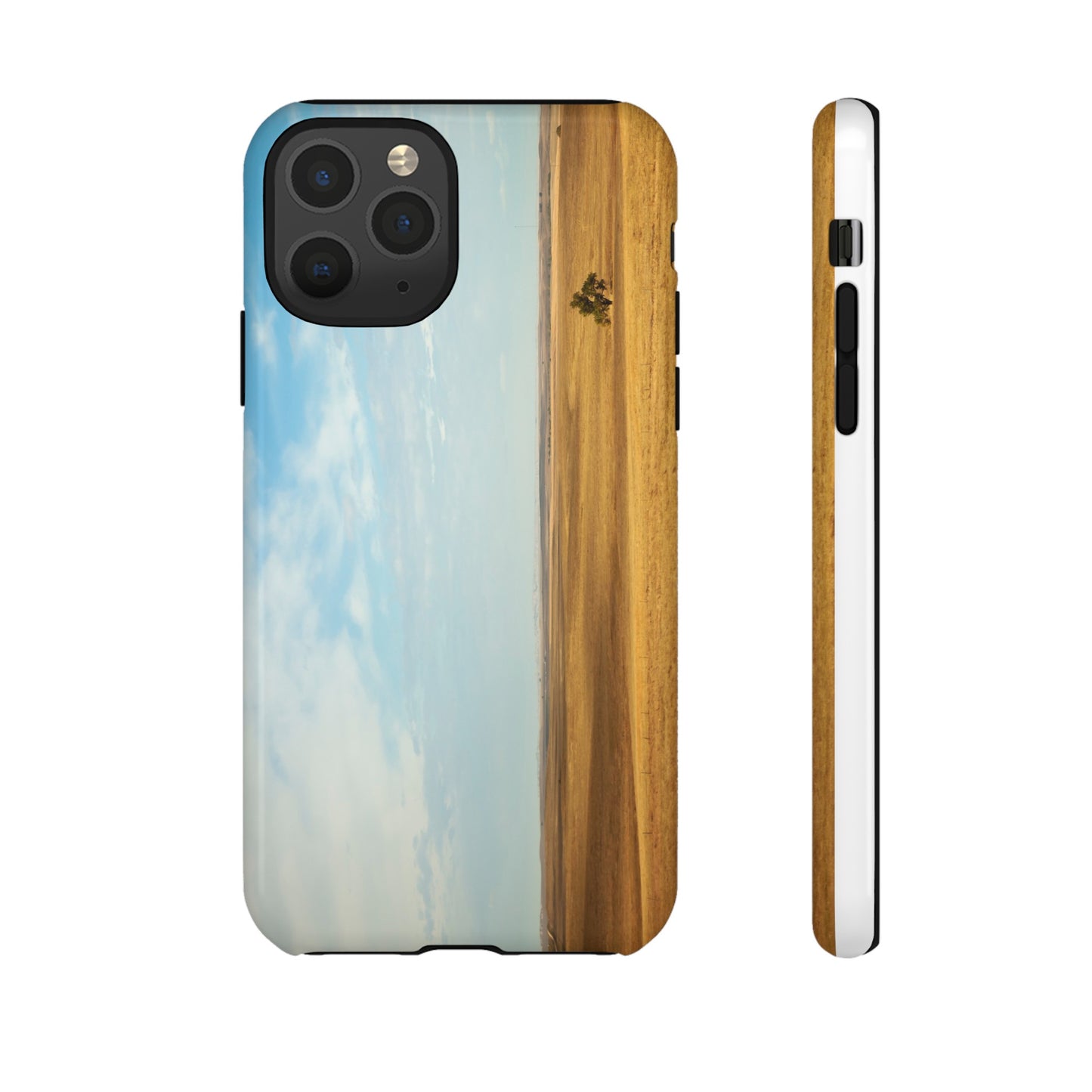 Lonely Tree in the Plains - Phone Case