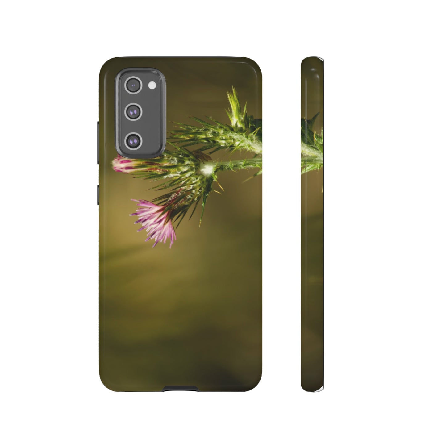 Solitary Thistle's Promise - Phone Case