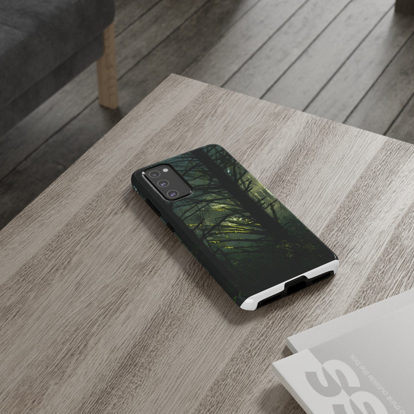 Forest Tapestry of Light and Shadow - Phone Case