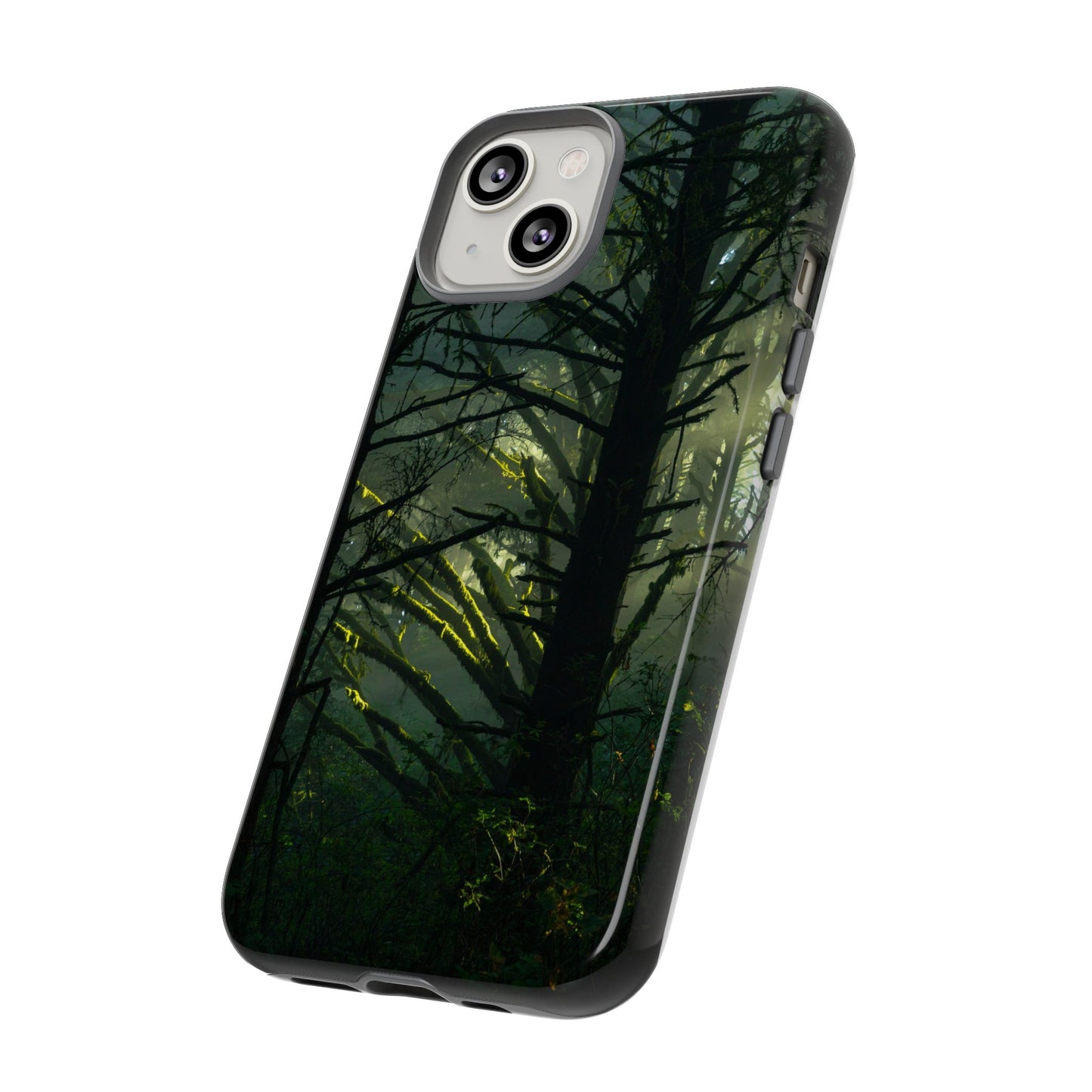 Forest Tapestry of Light and Shadow - Phone Case