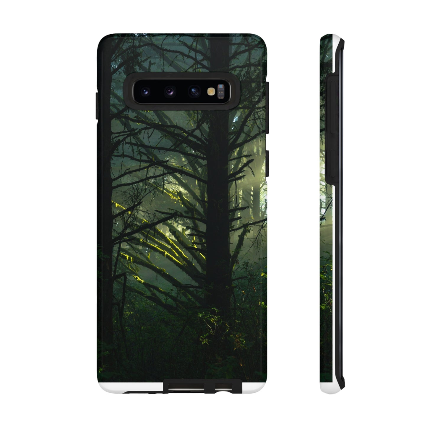 Forest Tapestry of Light and Shadow - Phone Case