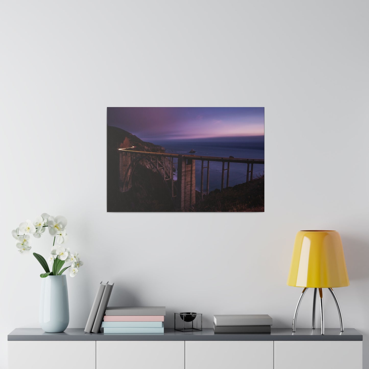 Bixby Bridge Blue Hour - Canvas