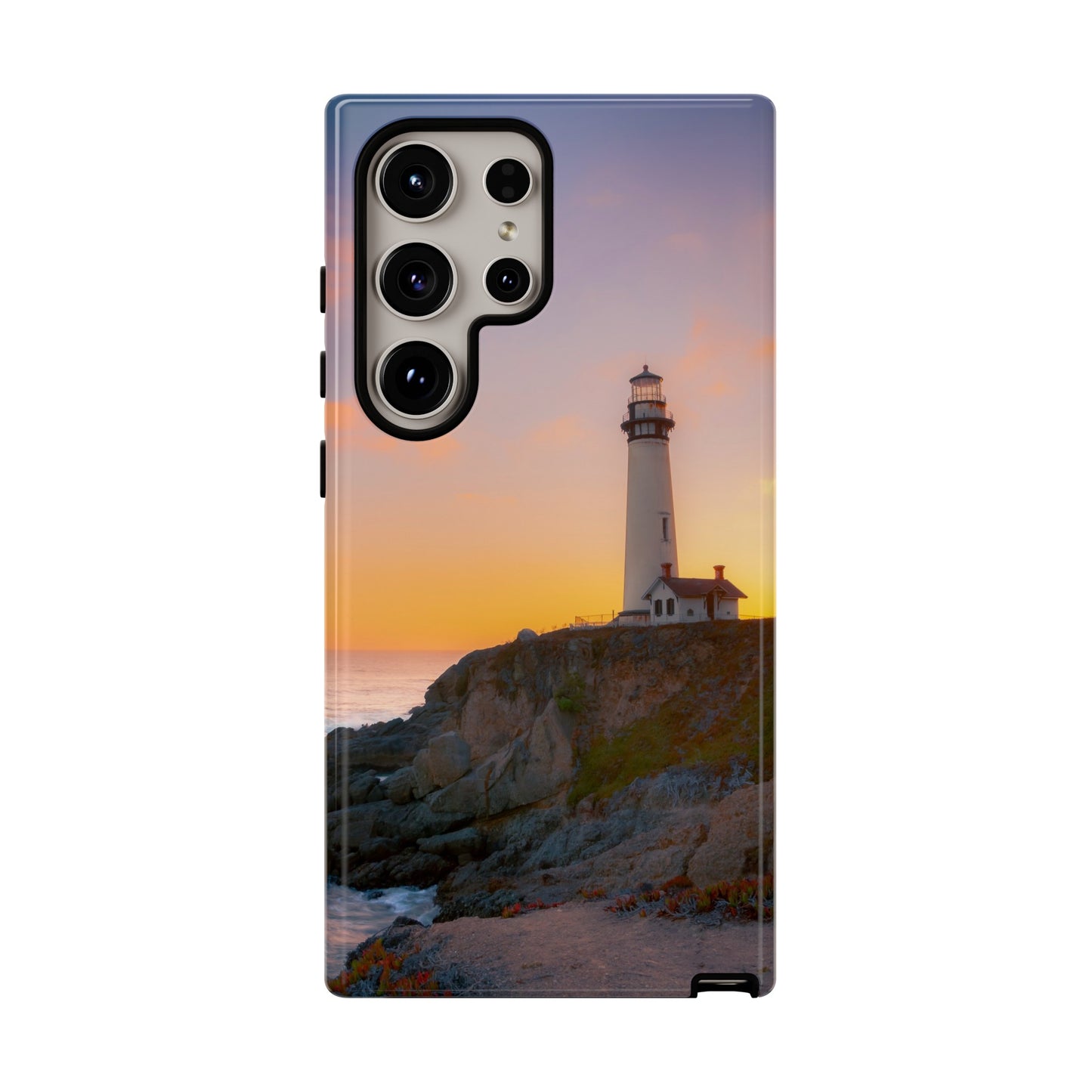 Sunset Symphony at Pigeon Point - Phone Case