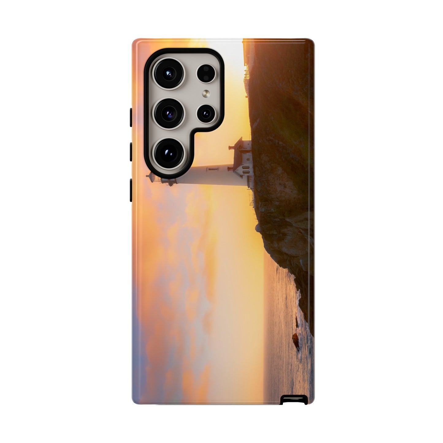 A Beacon Against the Sunset - Phone Case