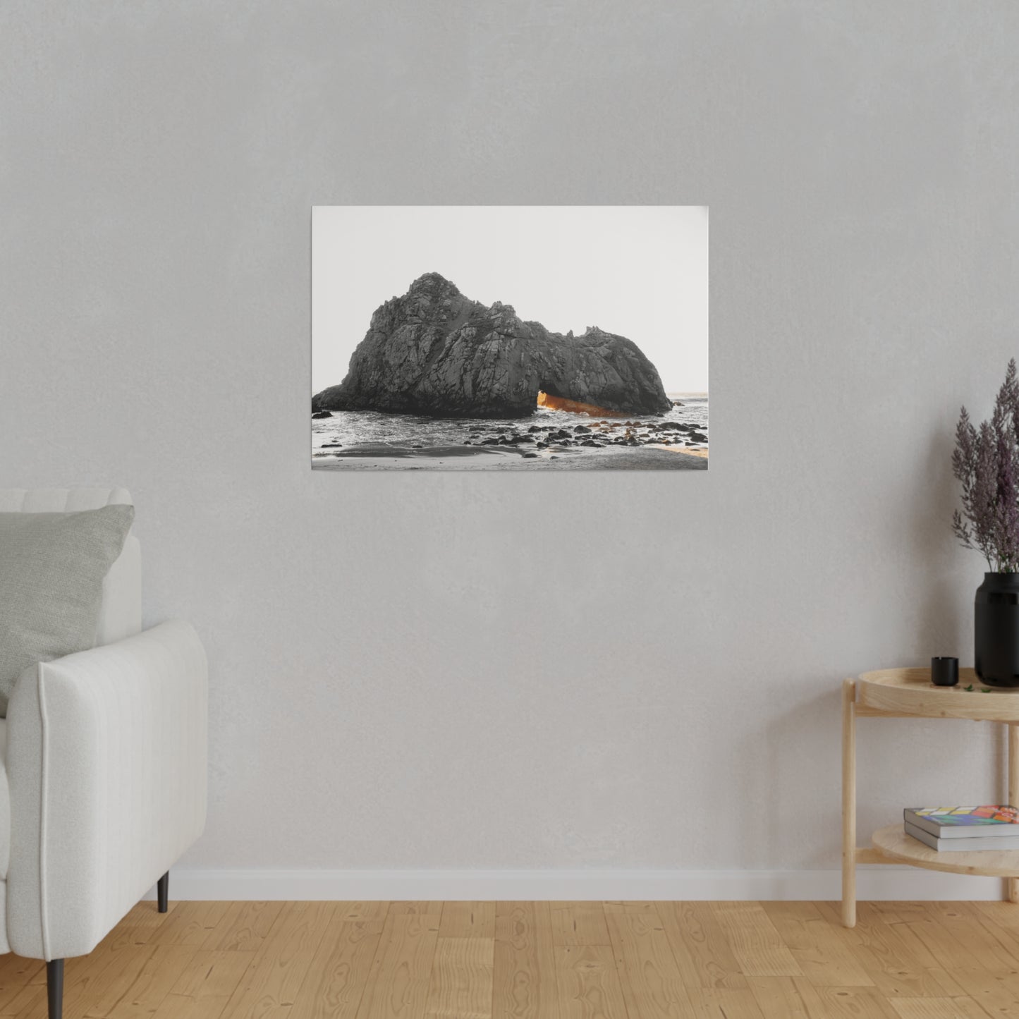 Pfeiffer Beach Jewel: Keyhole Rock - Canvas