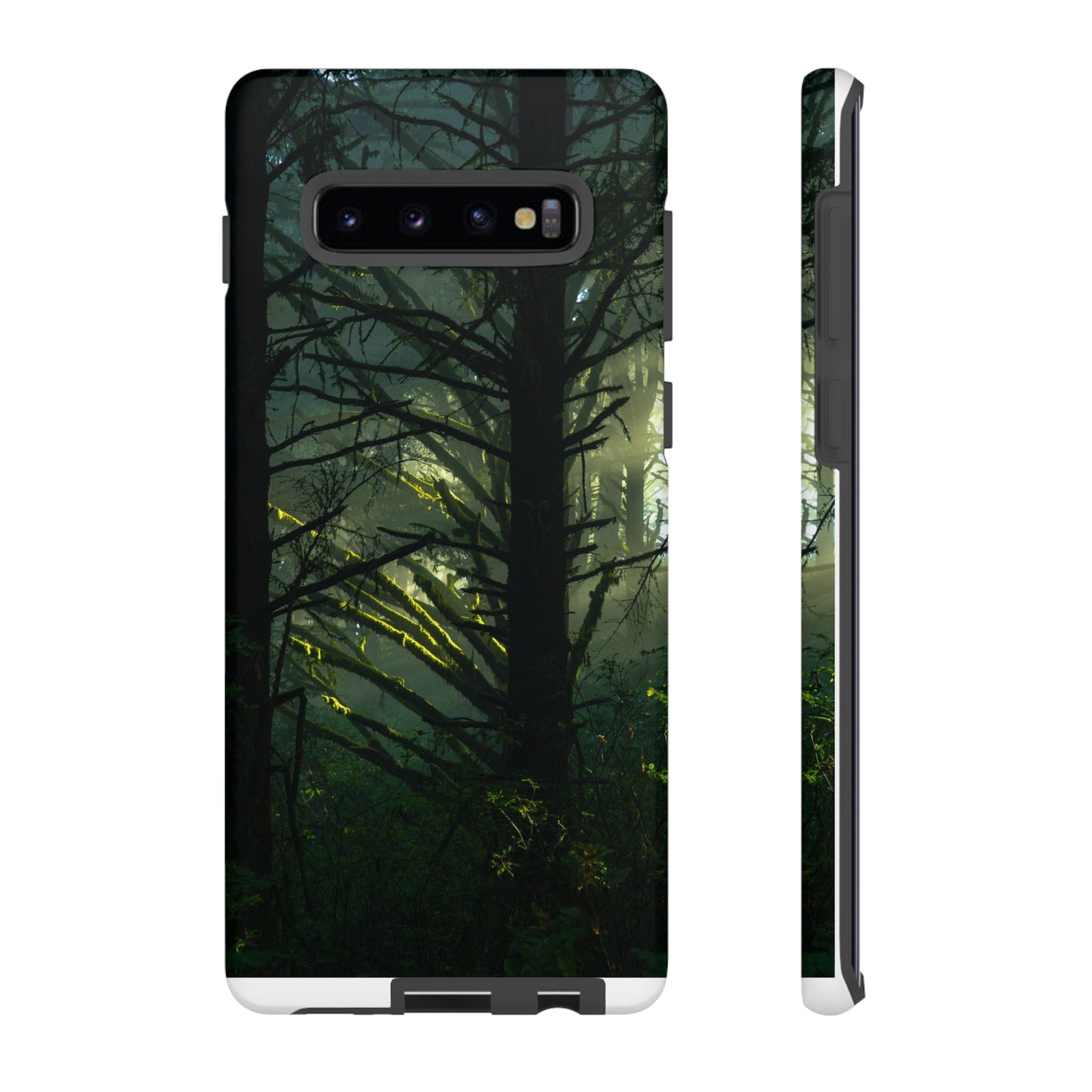 Forest Tapestry of Light and Shadow - Phone Case