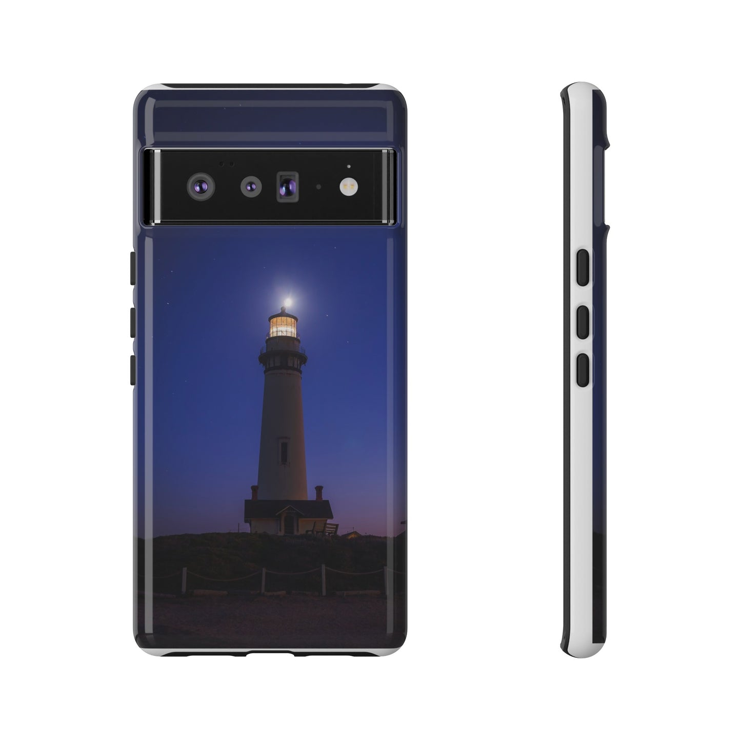 A Beacon of Light at Pigeon Point - Phone Case