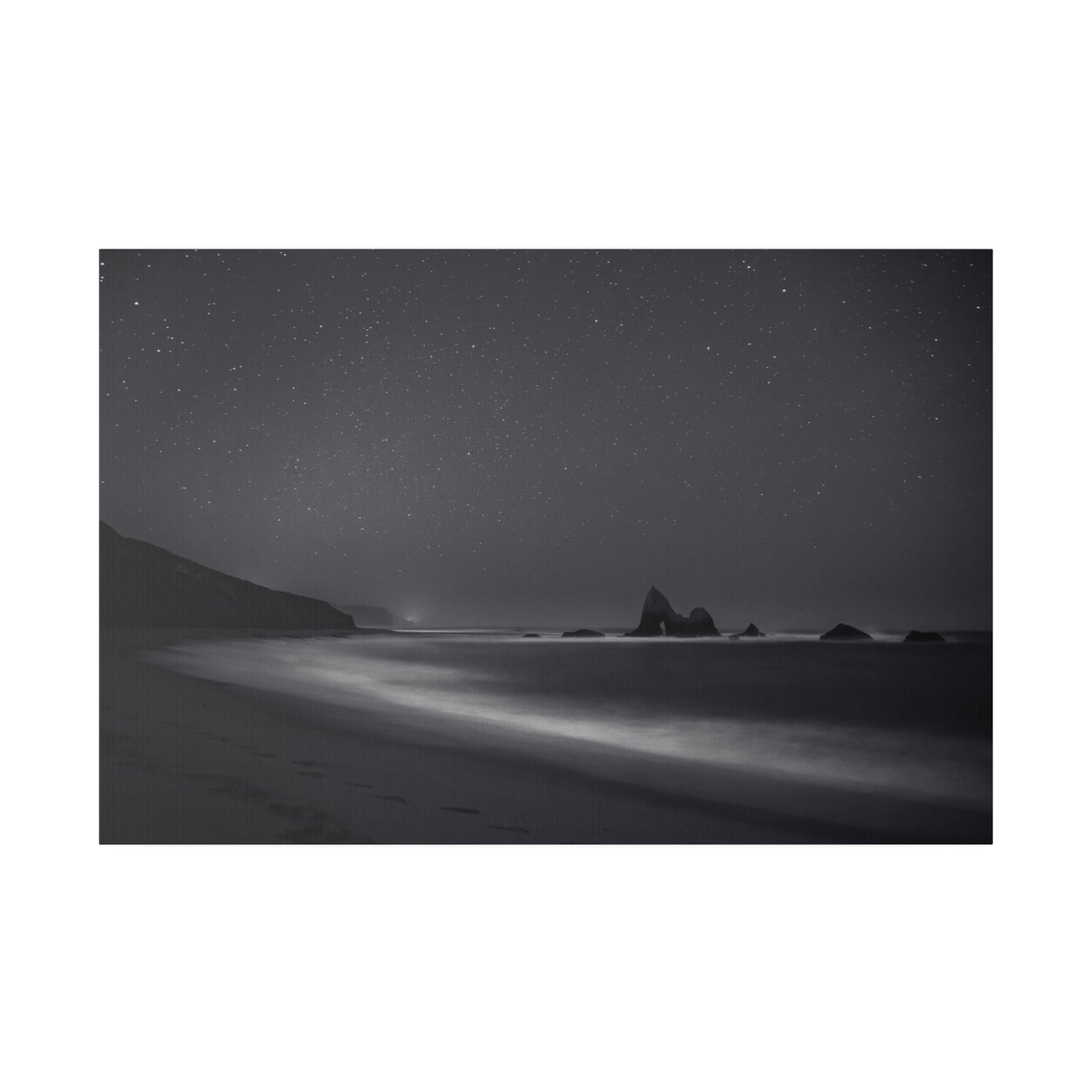 Starry Night at Martin's Beach - Canvas