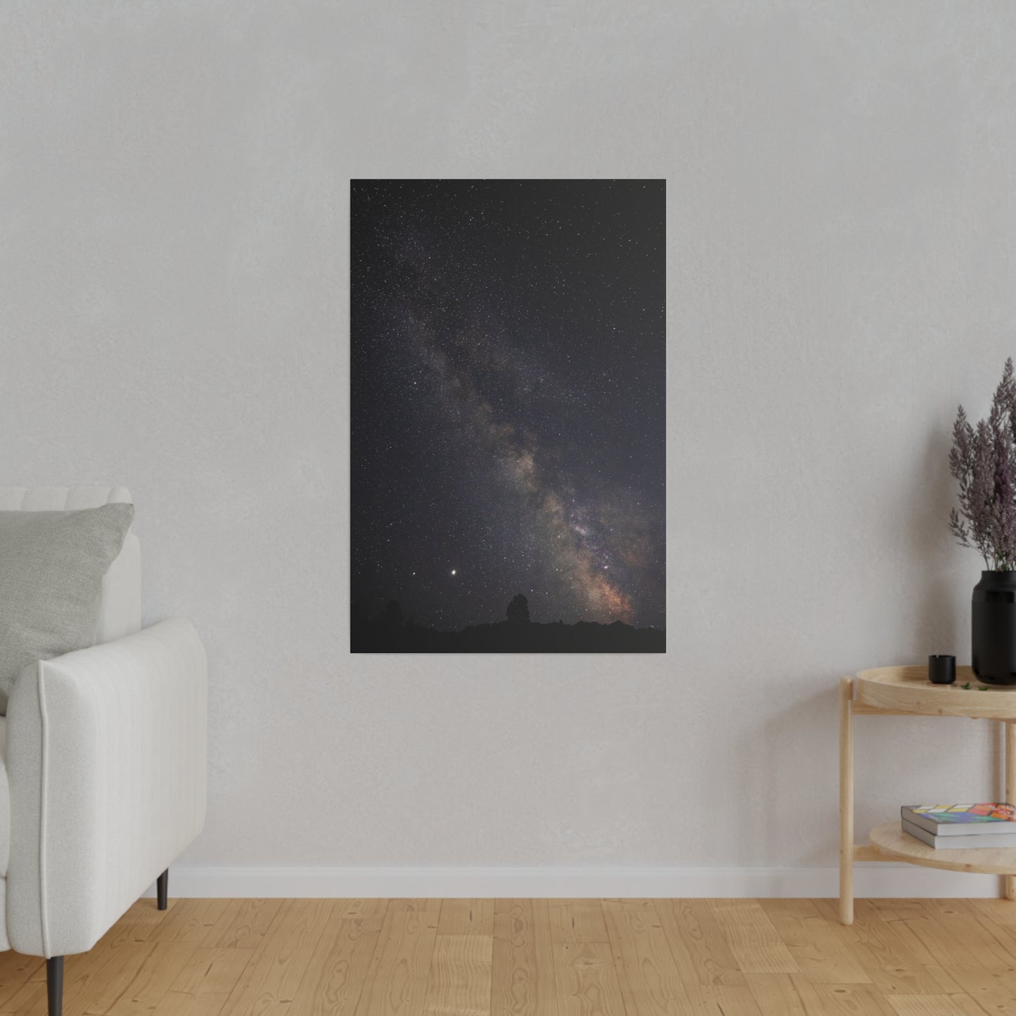 Stars Above: A Glimpse of the Milky Way - Canvas