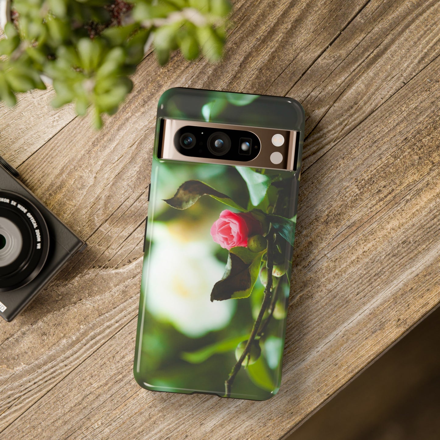 A Pink Rose in Bloom - Phone Case