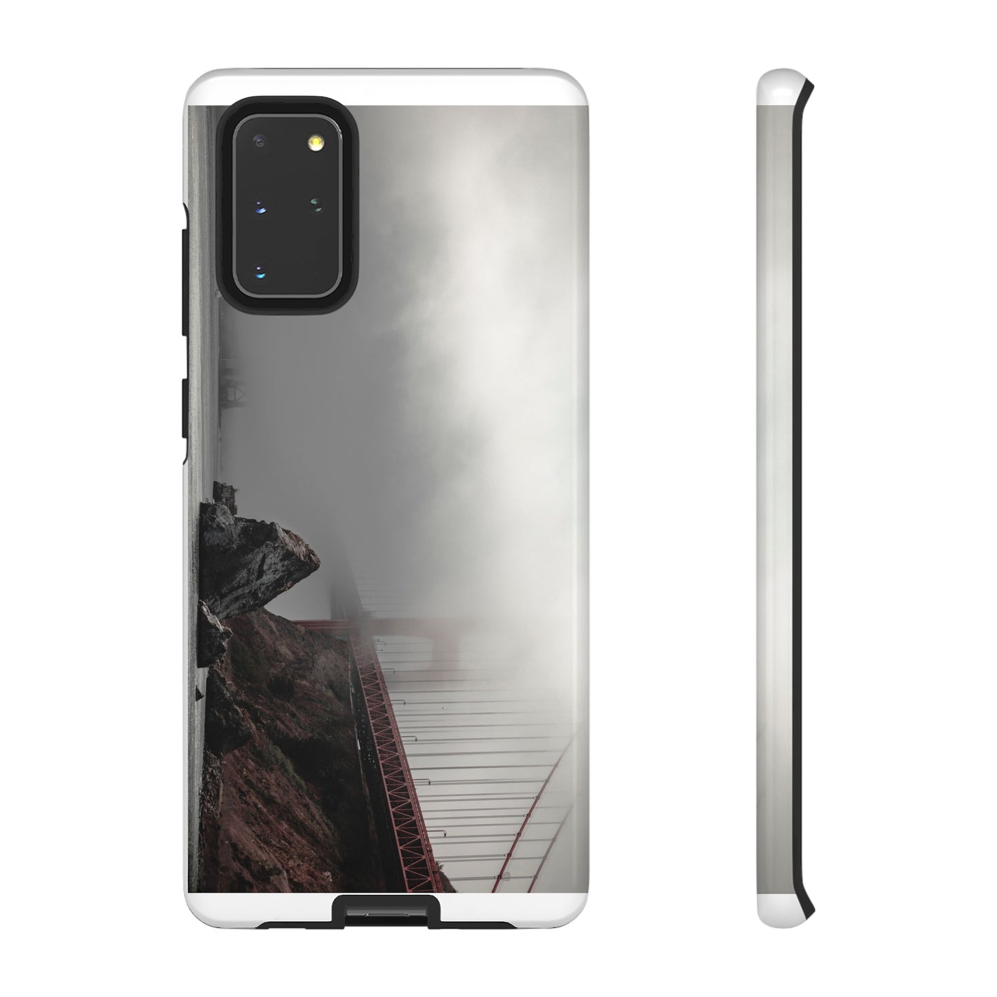 Veiled in Mist: The Golden Gate Bridge - Phone Case