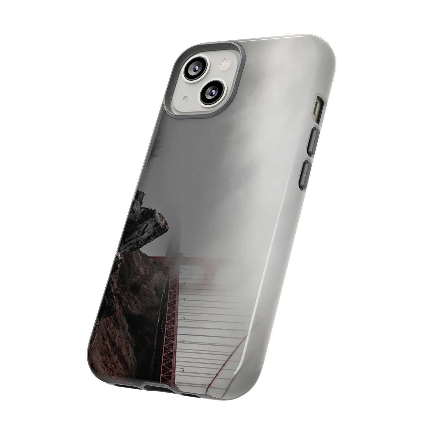 Veiled in Mist: The Golden Gate Bridge - Phone Case