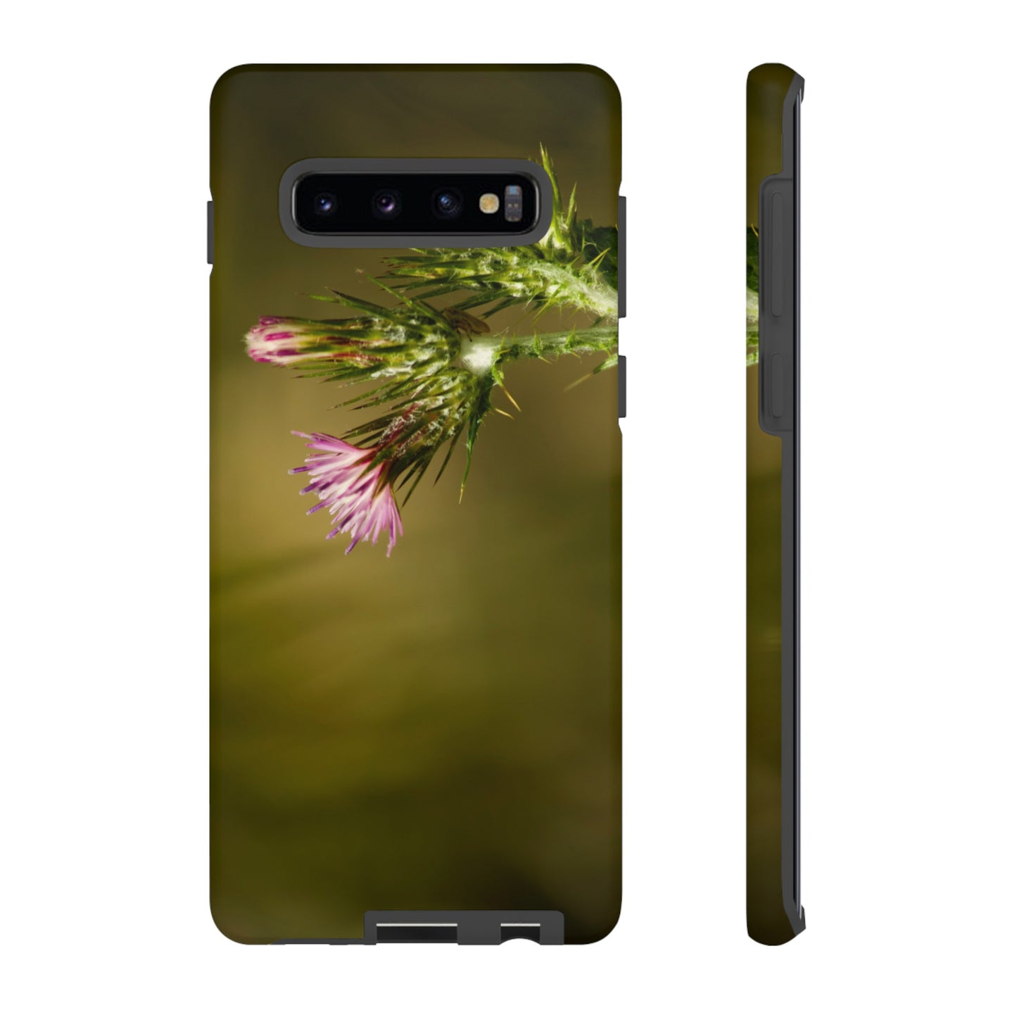 Solitary Thistle's Promise - Phone Case