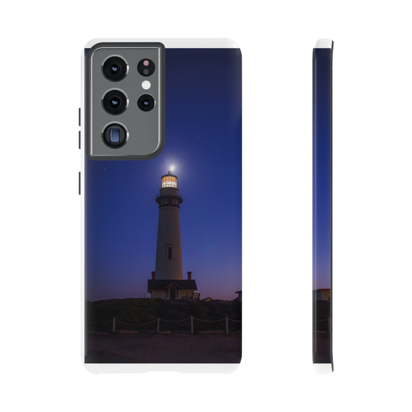 A Beacon of Light at Pigeon Point - Phone Case