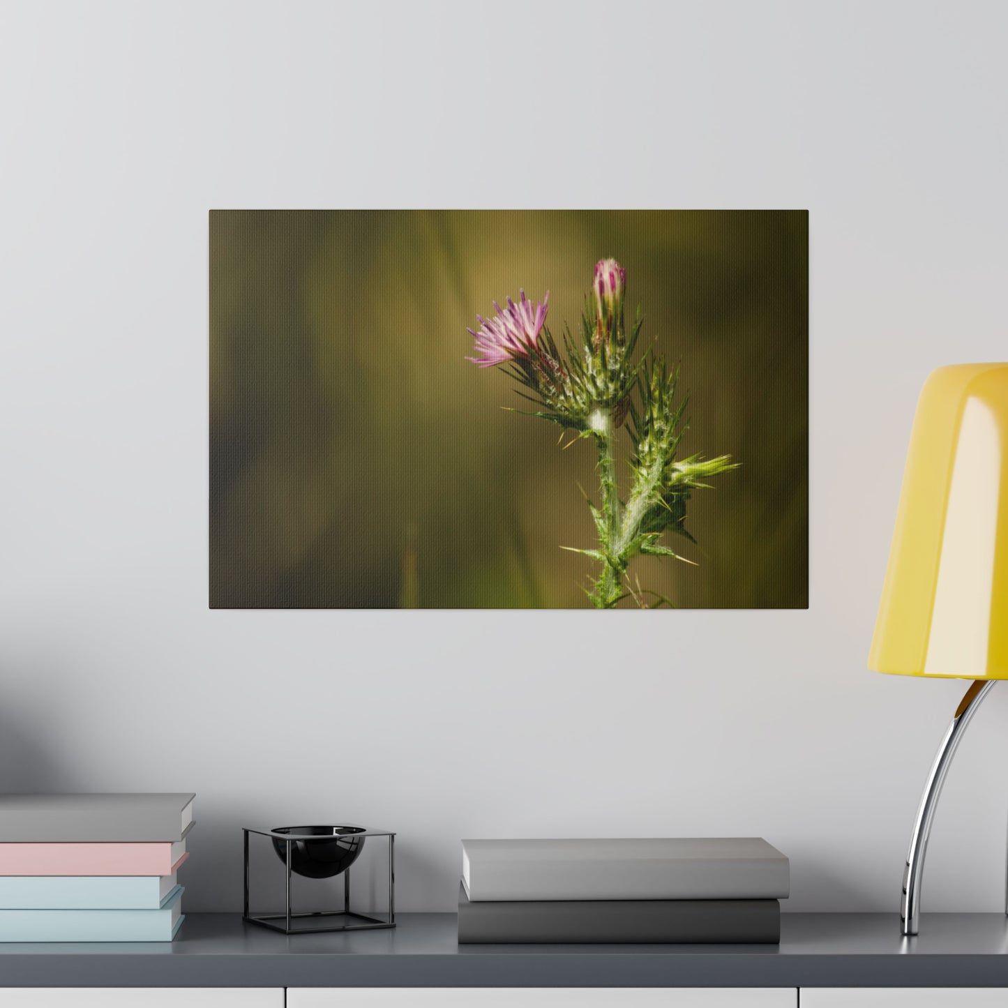 Solitary Thistle's Promise - Canvas