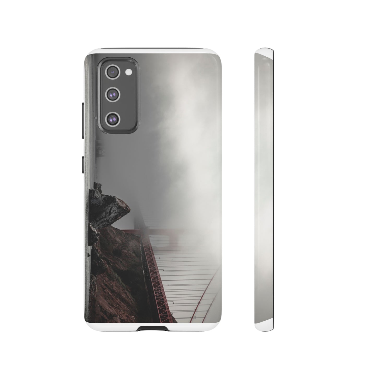 Veiled in Mist: The Golden Gate Bridge - Phone Case