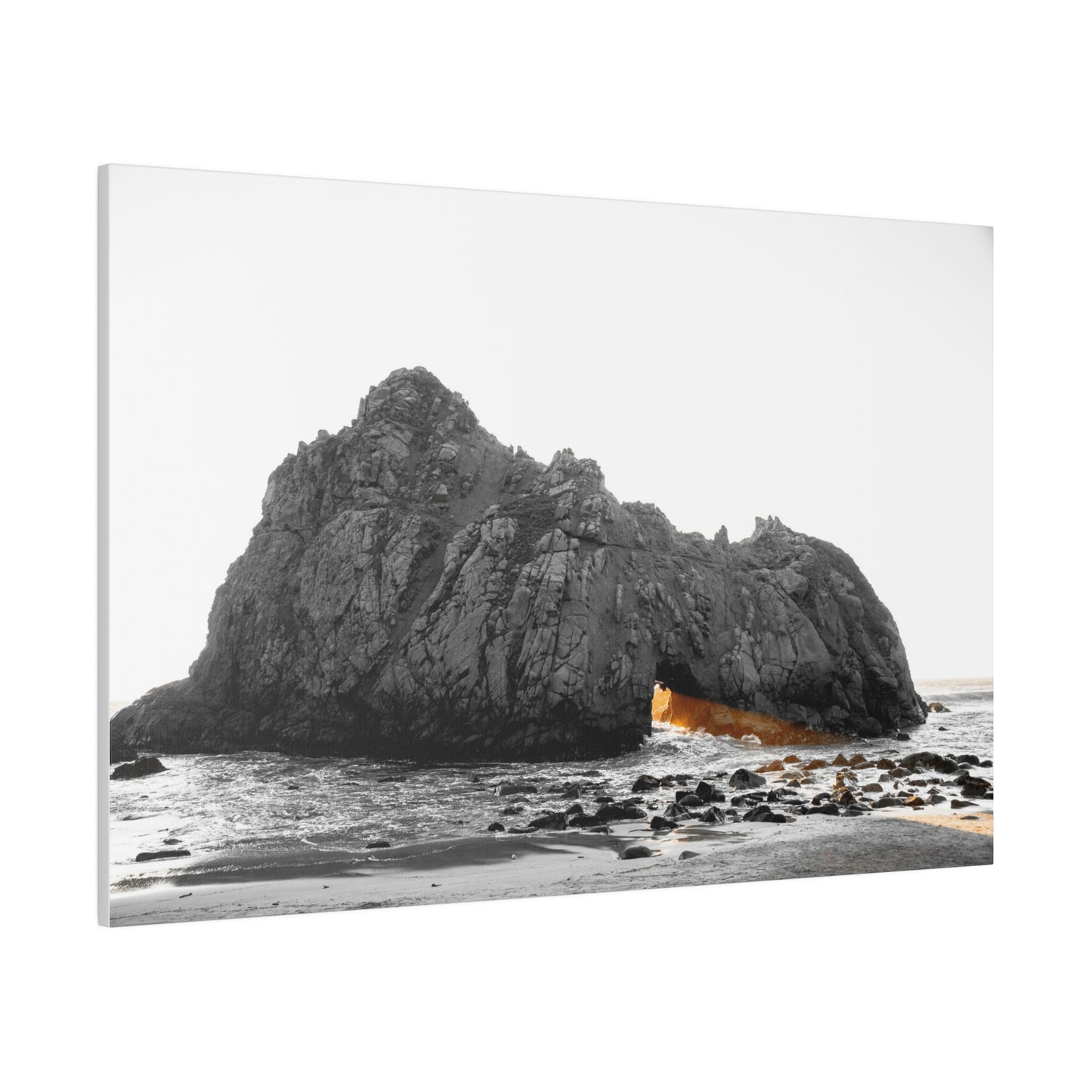 Pfeiffer Beach Jewel: Keyhole Rock - Canvas