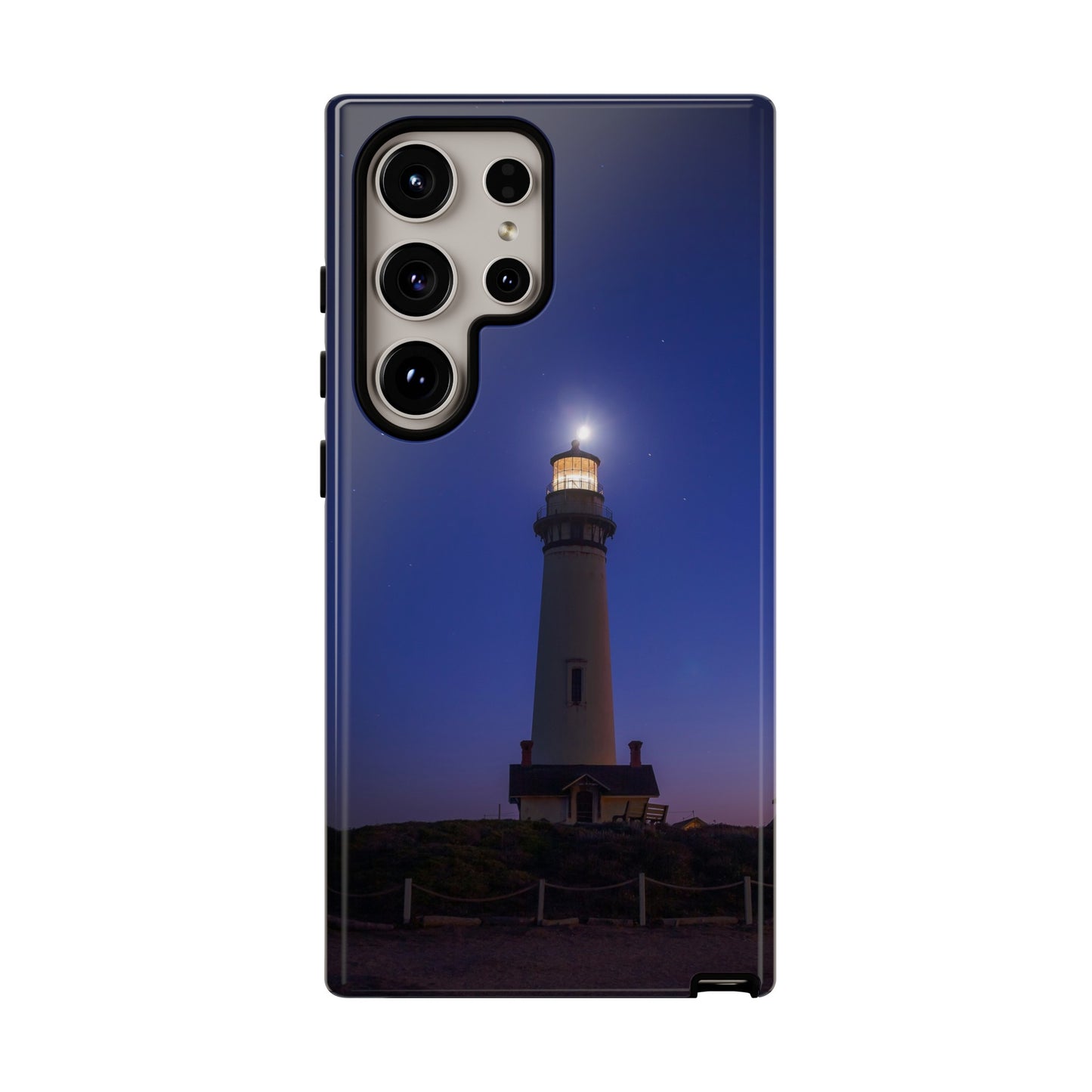 A Beacon of Light at Pigeon Point - Phone Case