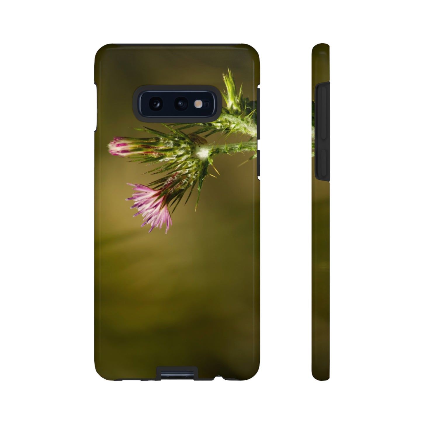 Solitary Thistle's Promise - Phone Case