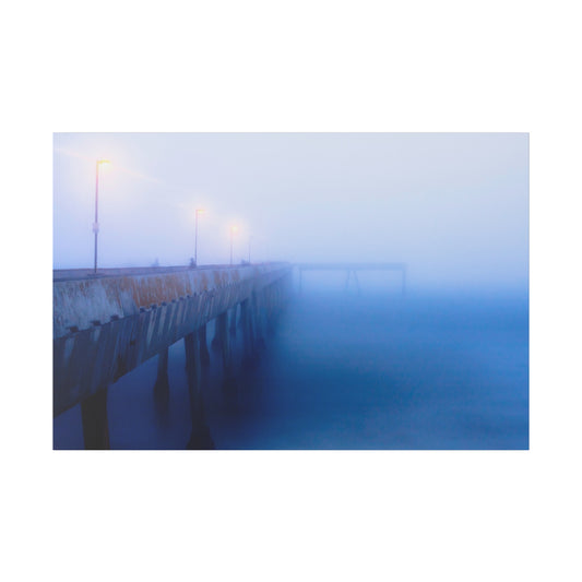 Vanishing Point: Pacifica Pier - Canvas