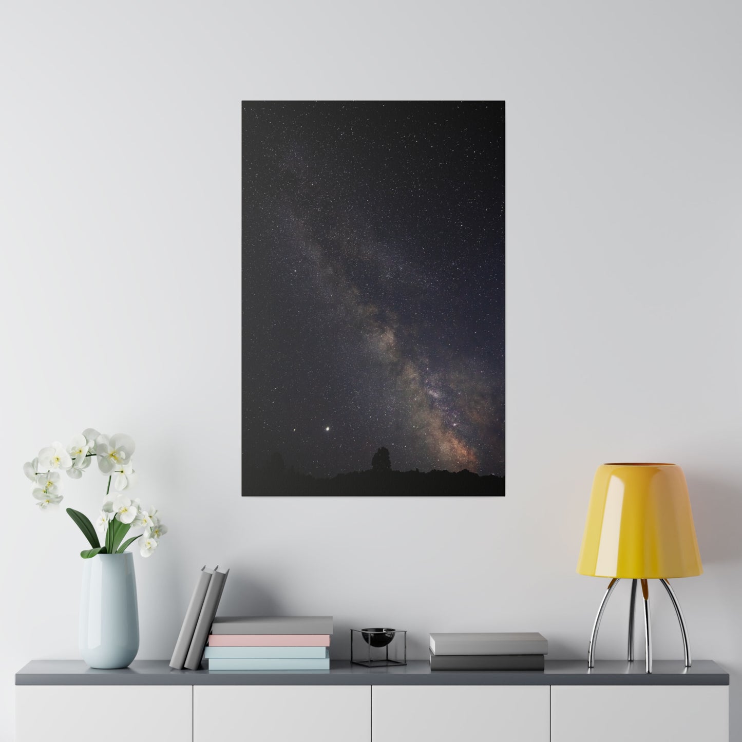 Stars Above: A Glimpse of the Milky Way - Canvas