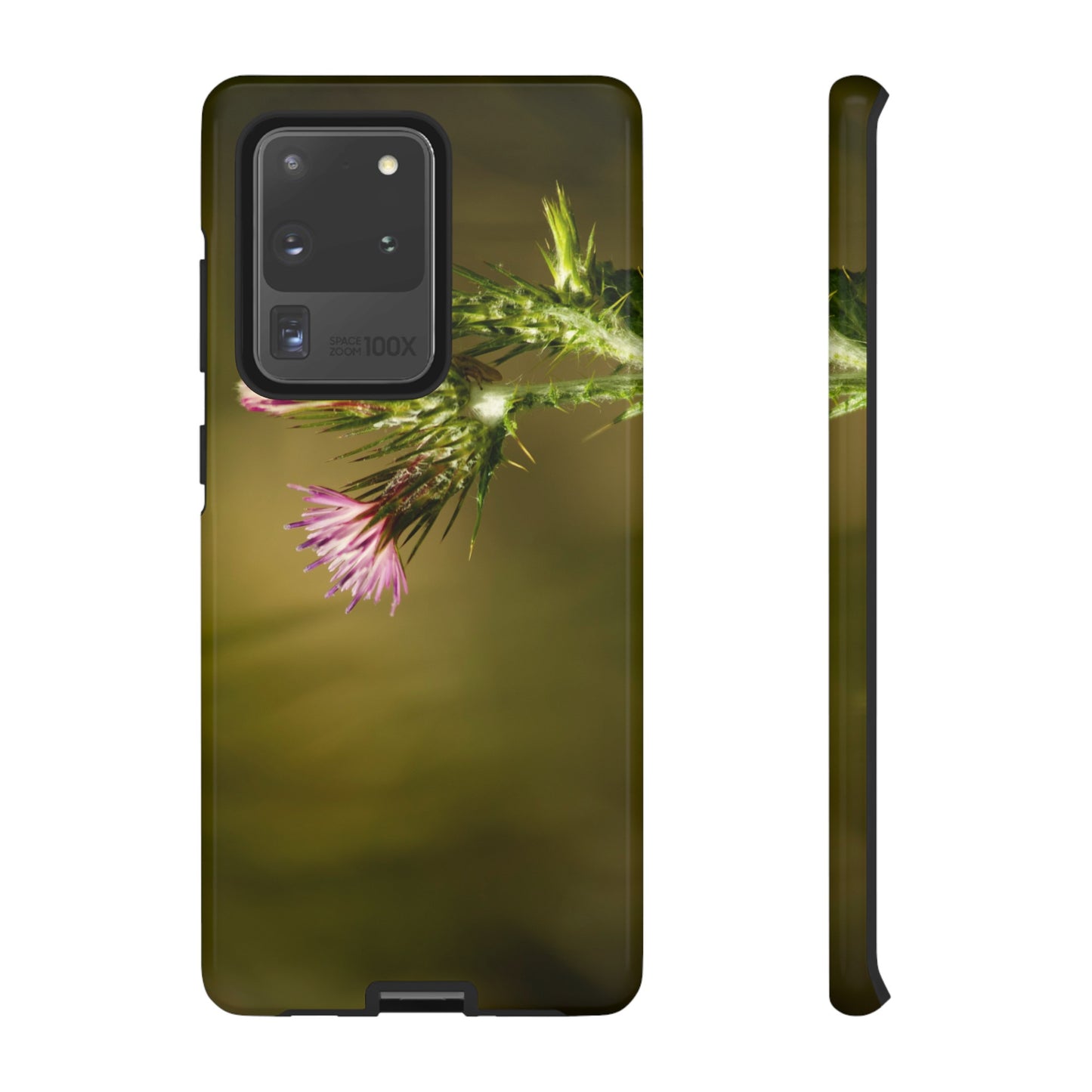 Solitary Thistle's Promise - Phone Case