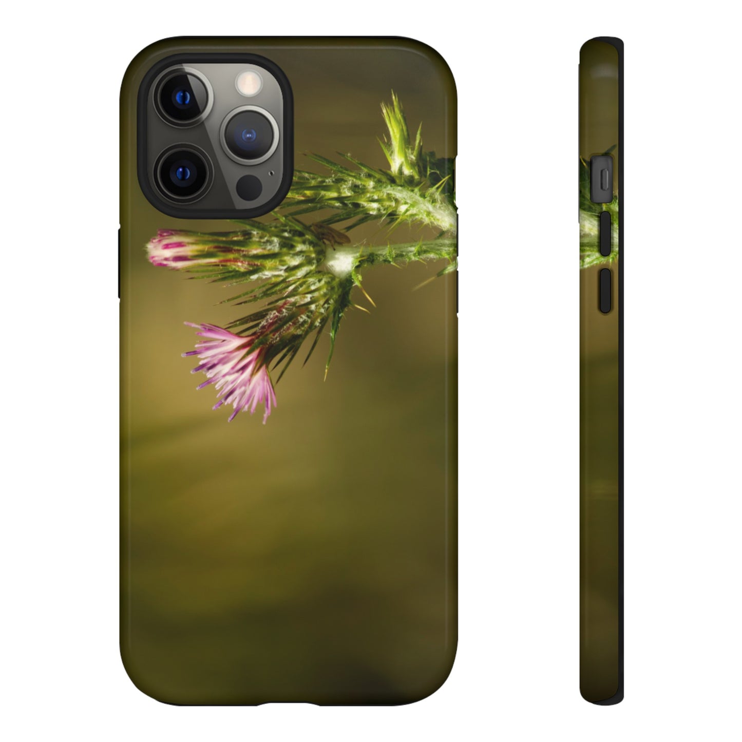 Solitary Thistle's Promise - Phone Case