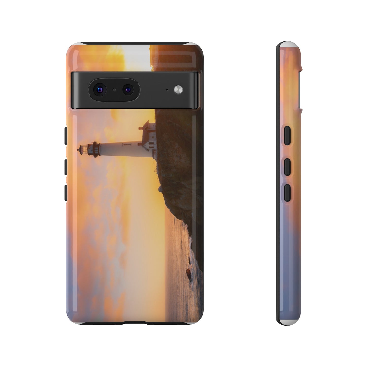 A Beacon Against the Sunset - Phone Case