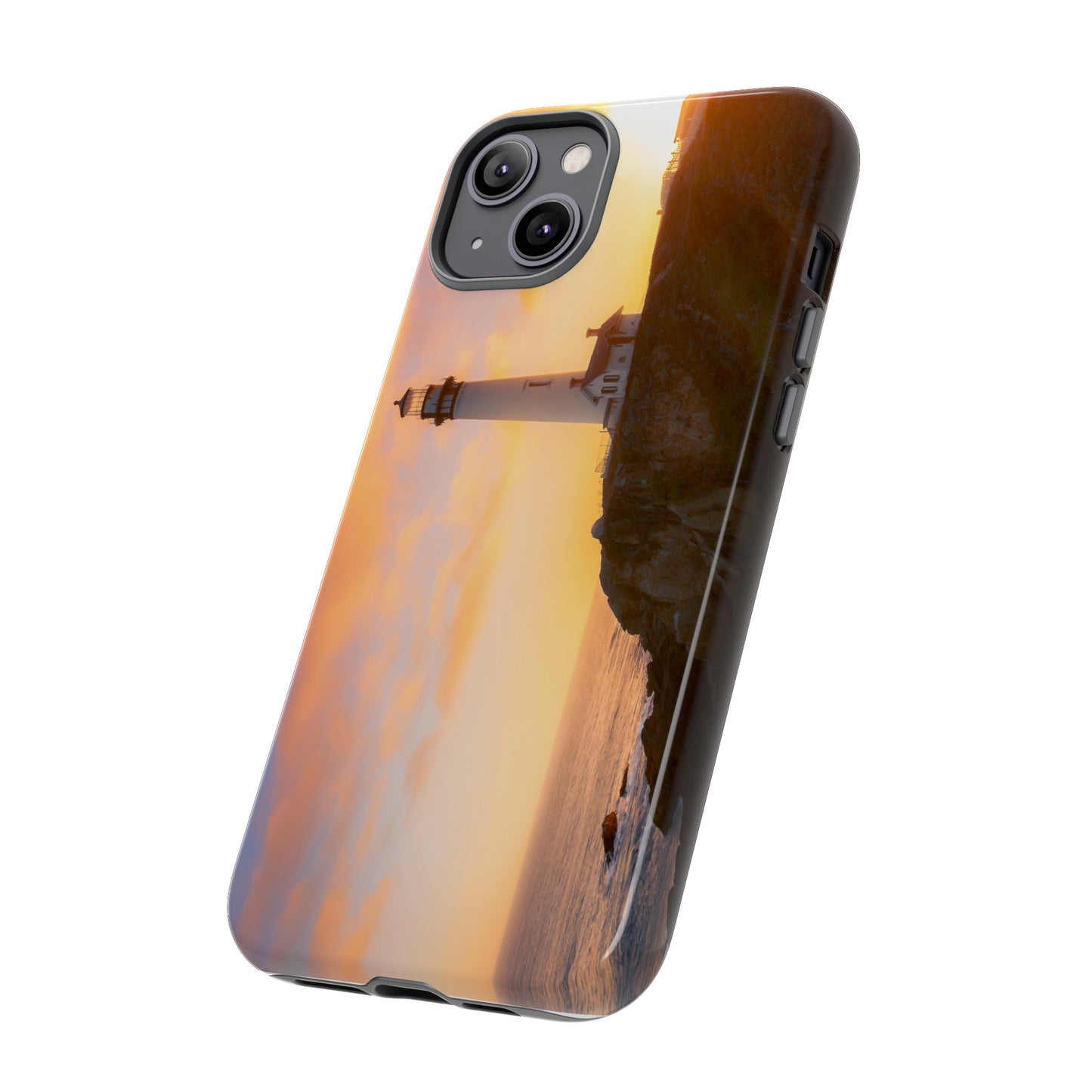 A Beacon Against the Sunset - Phone Case