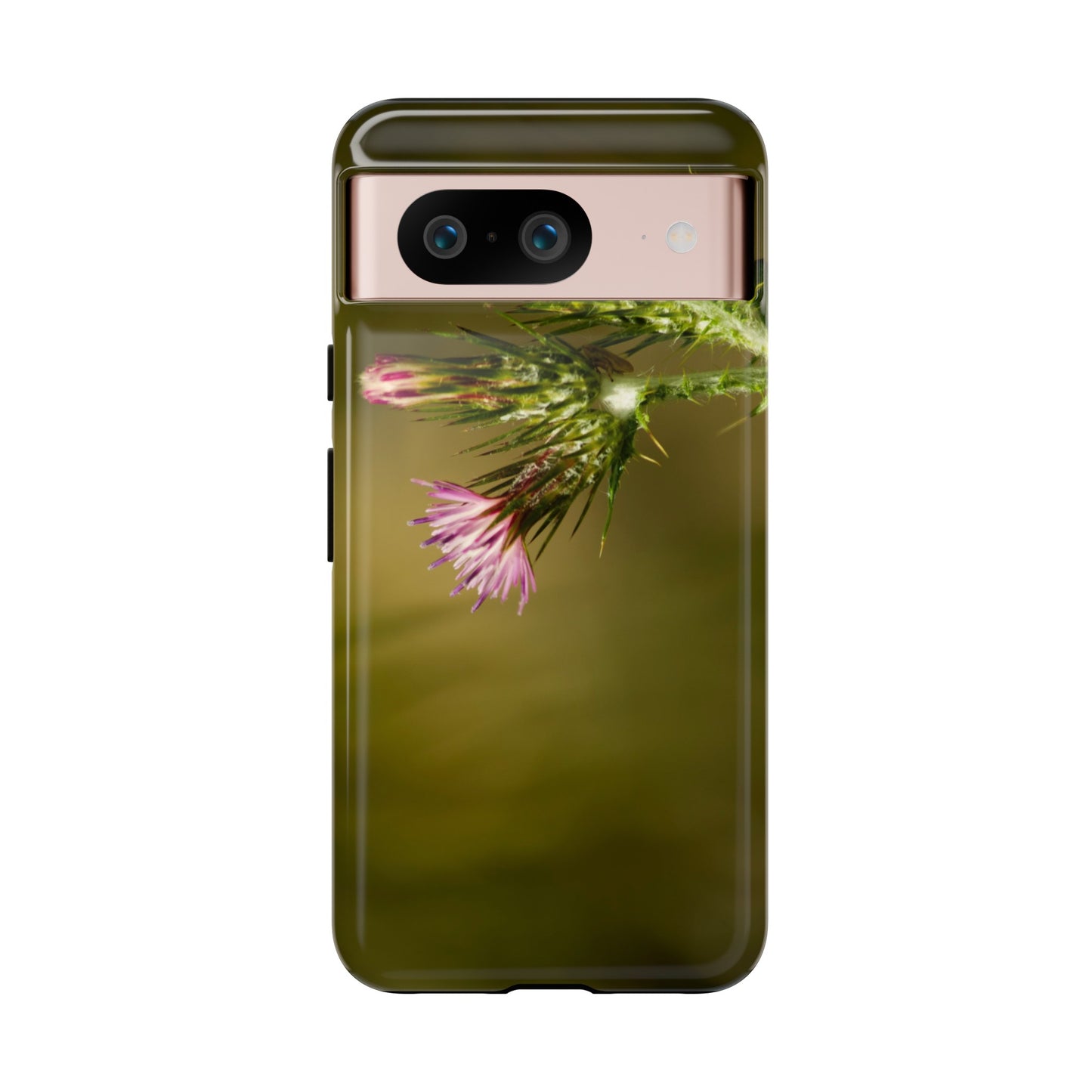 Solitary Thistle's Promise - Phone Case