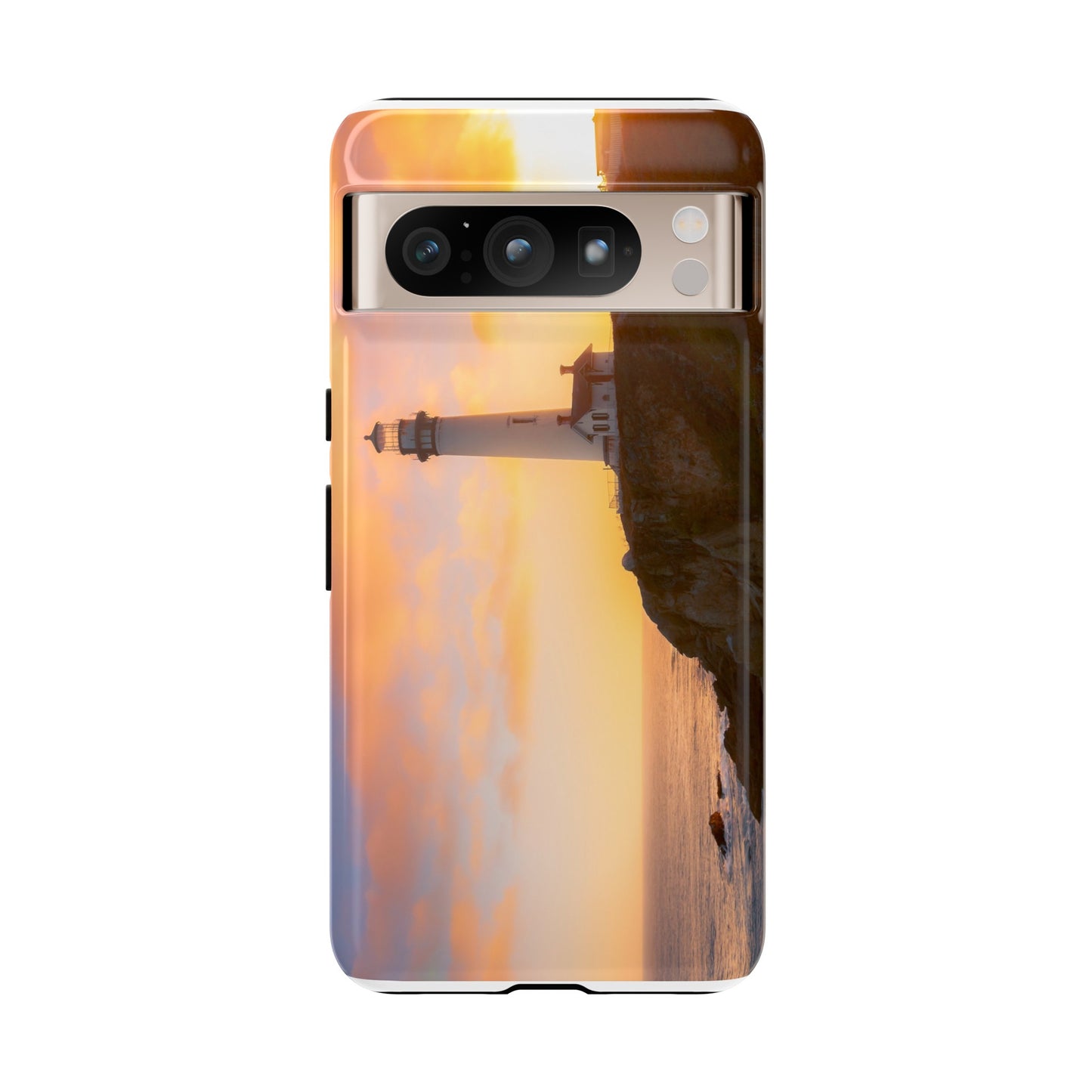 A Beacon Against the Sunset - Phone Case