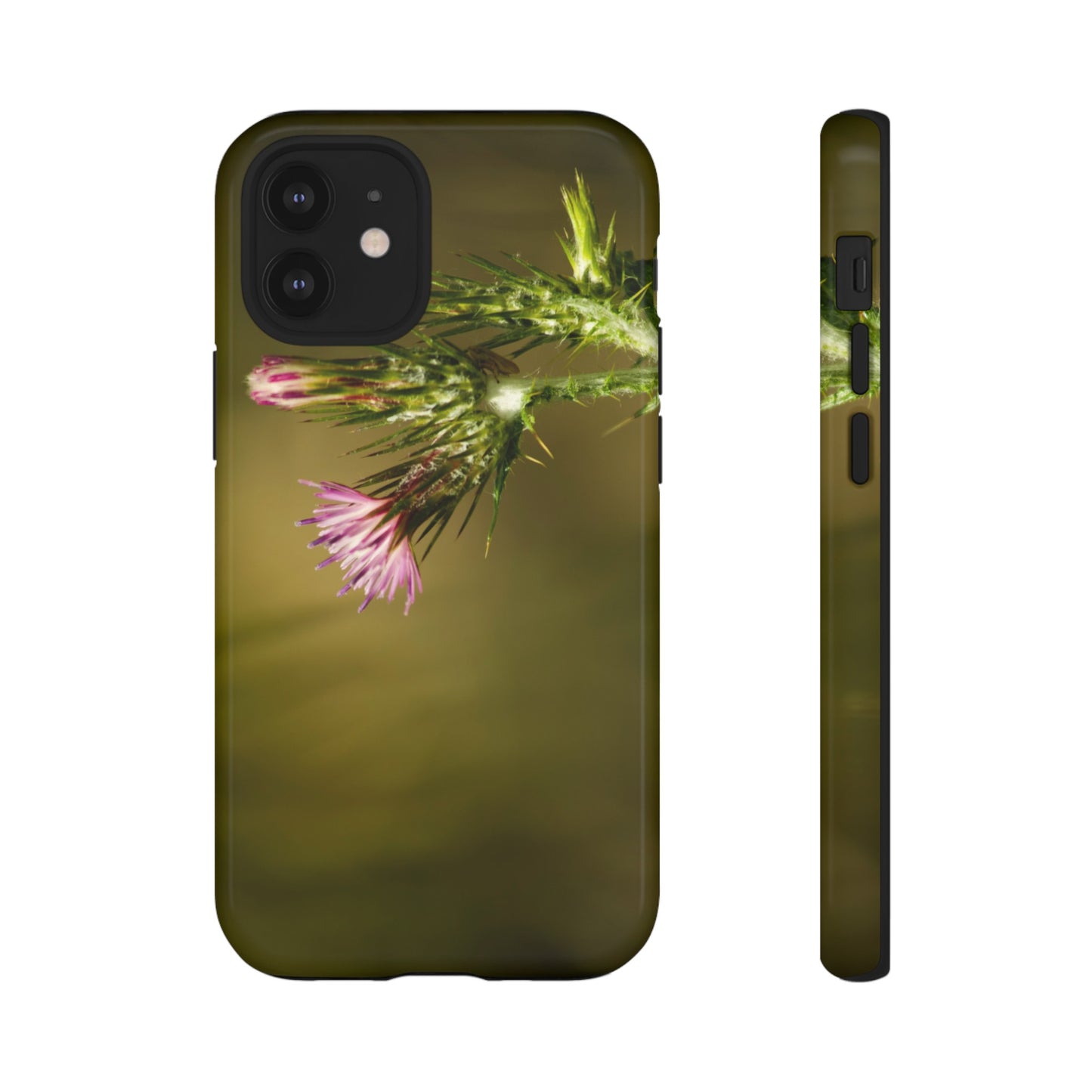 Solitary Thistle's Promise - Phone Case