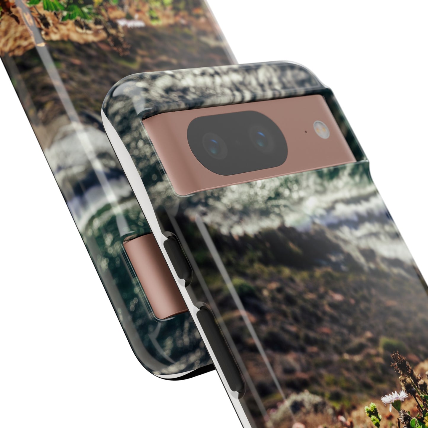 A Cliffside Vista - Phone Case