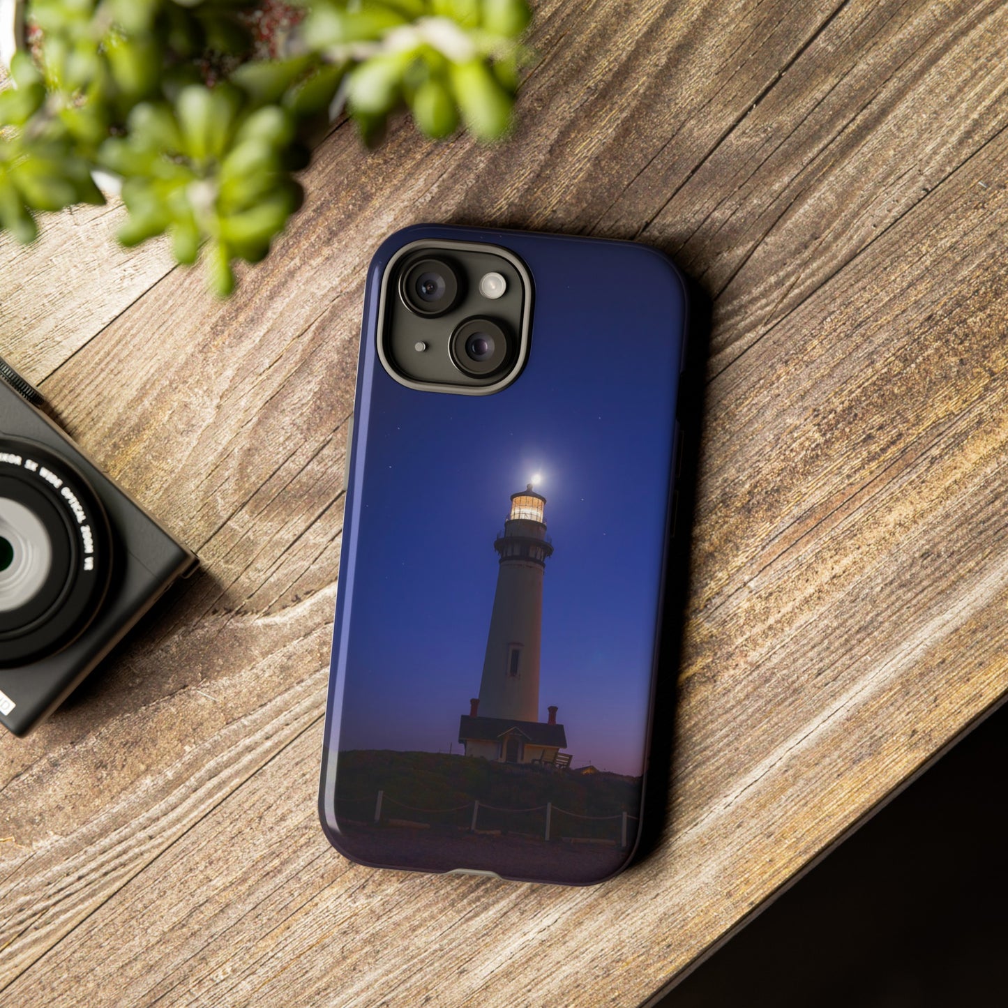 A Beacon of Light at Pigeon Point - Phone Case