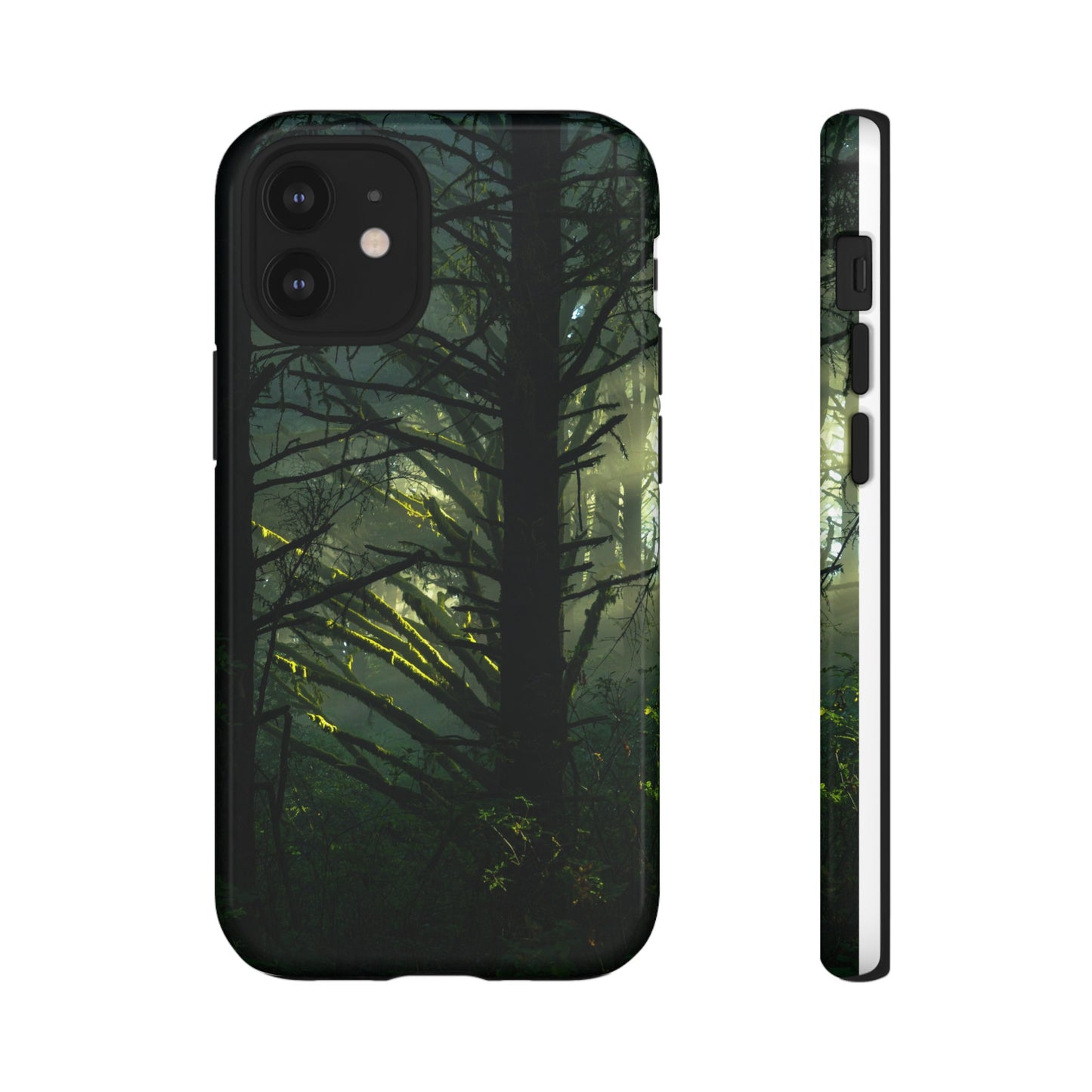 Forest Tapestry of Light and Shadow - Phone Case