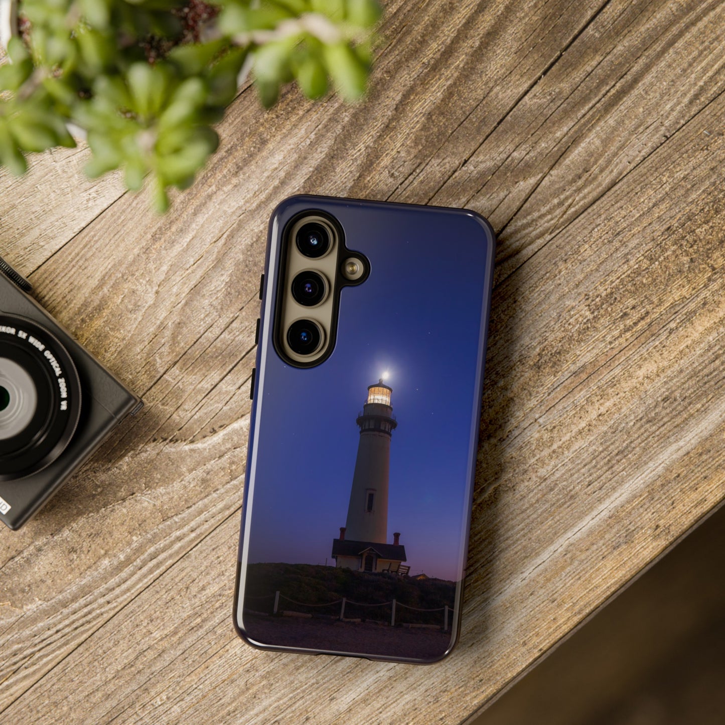 A Beacon of Light at Pigeon Point - Phone Case