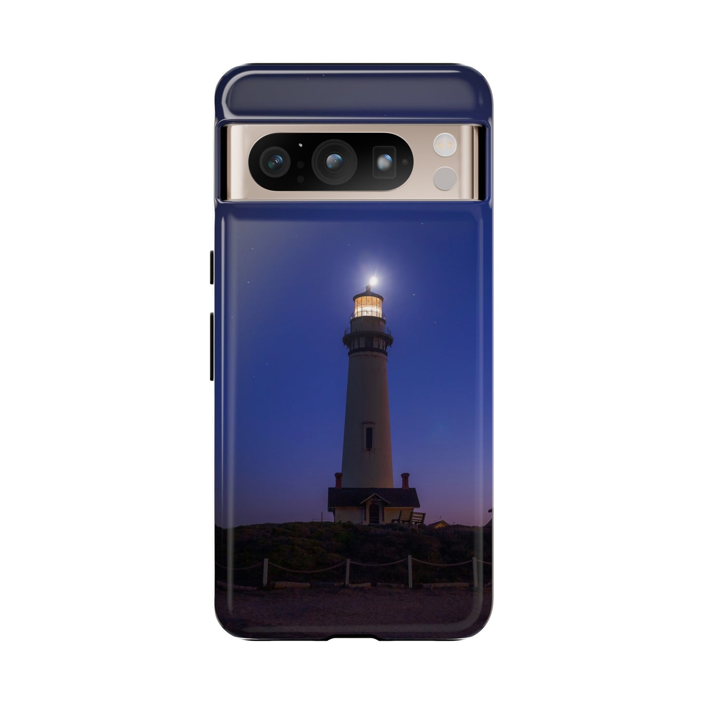 A Beacon of Light at Pigeon Point - Phone Case