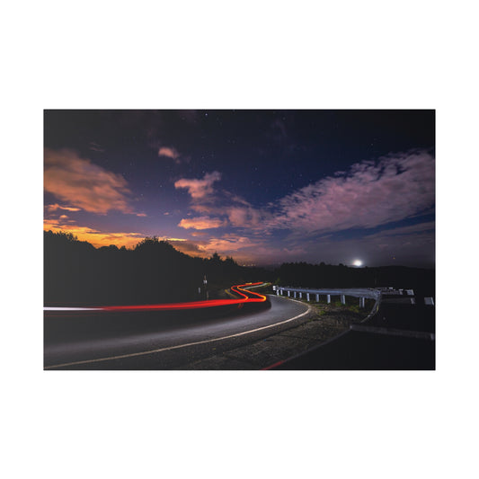 Night Lights on the Bend - Canvas