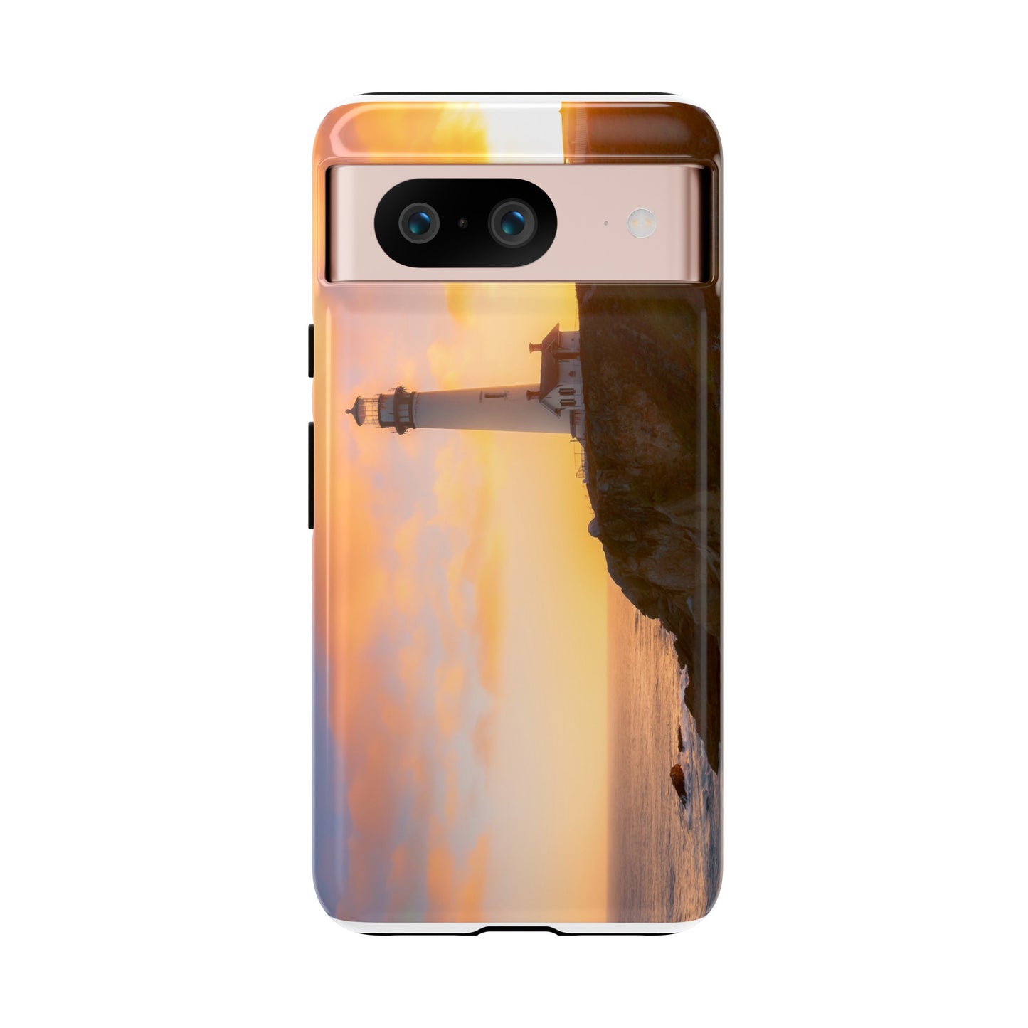 A Beacon Against the Sunset - Phone Case